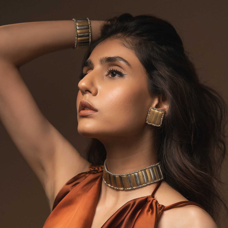 Sitara Choker & 7 layered Ruhi Necklace  (Combo Deal)