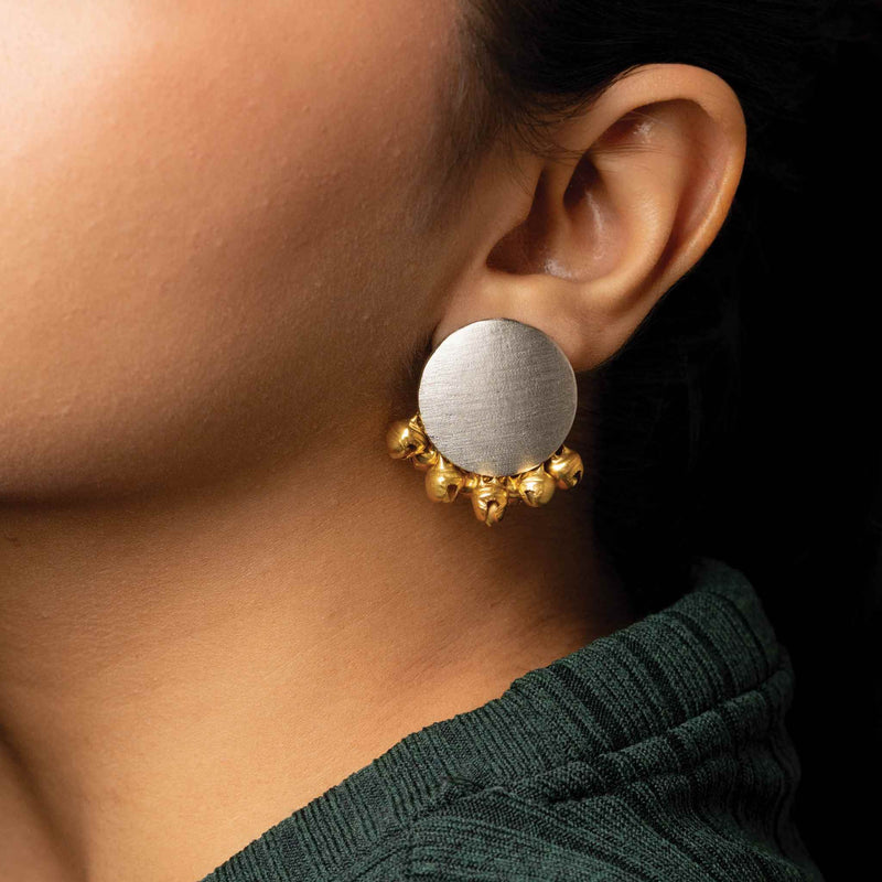 Half & Half Ghungroo Studs