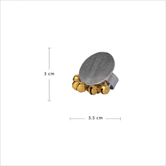 Ghungroo Glam Set – Bracelet, Ring, Studs & Danglers (4-Piece Collection)