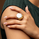 Half & Half Ghungroo Ring