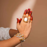 Half & Half Ghungroo Studs
