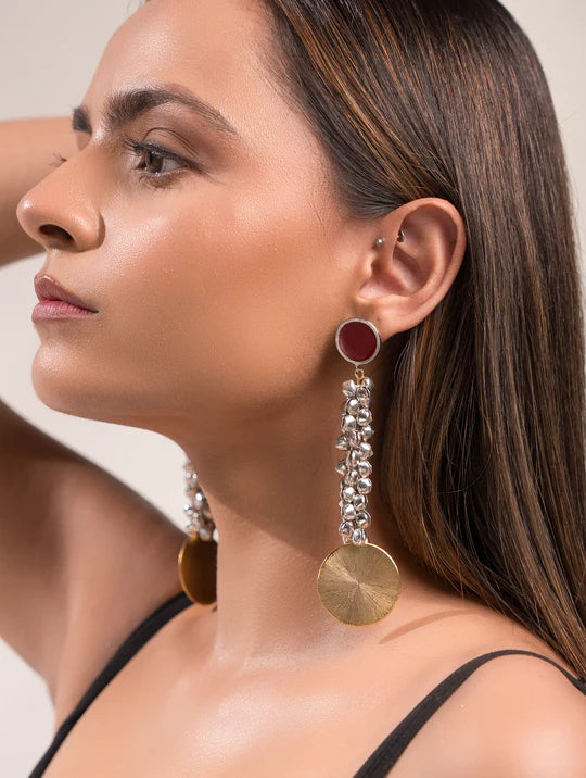 Ghungroo Glam Set – Bracelet, Ring, Studs & Danglers (4-Piece Collection)