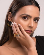 Ghungroo Glam Set – Bracelet, Ring, Studs & Danglers (4-Piece Collection)
