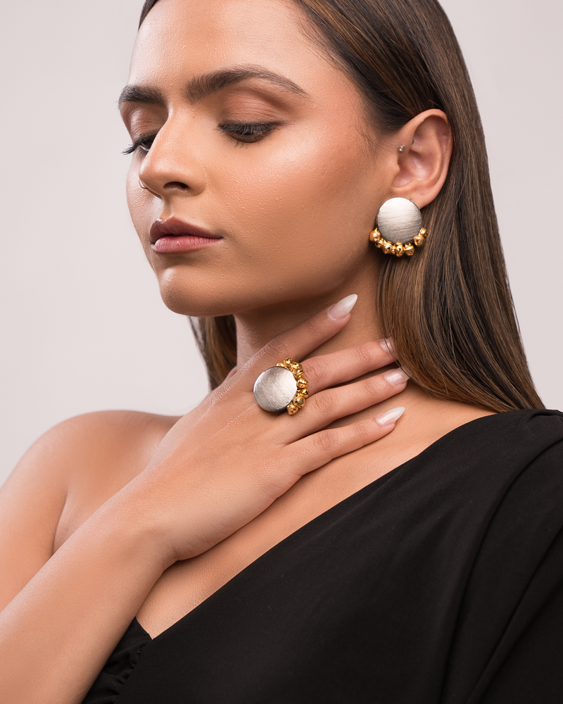 Half & Half Ghungroo Studs