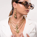 Sehr Set -  Haar, Danglers & Bracelet