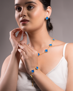Luxurious 18k Gold Plating Four-Leaf Clover Earrings