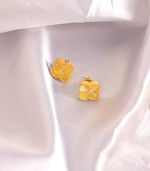 Luxurious 18k Gold Plating Four-Leaf Clover Earrings