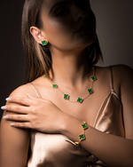 Luxurious 18k Gold Plating Four-Leaf Clover Necklace - Reversible
