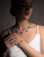 Luxurious 18k Gold Plating Four-Leaf Clover Necklace - Reversible