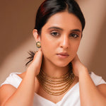 Ruhi 3 & 7 Layered Necklace Set