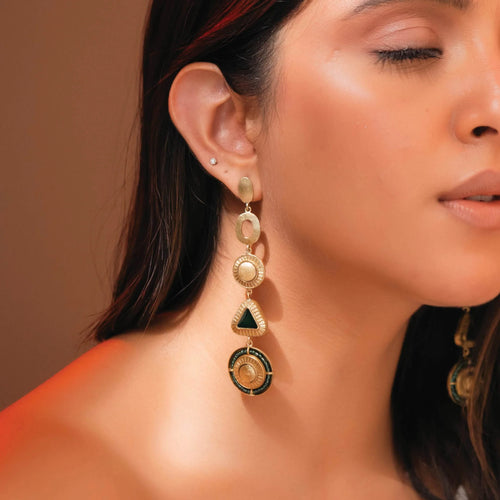 Sehr Set -  Haar, Danglers & Bracelet