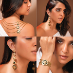 Sehr Set -  Haar, Danglers & Bracelet